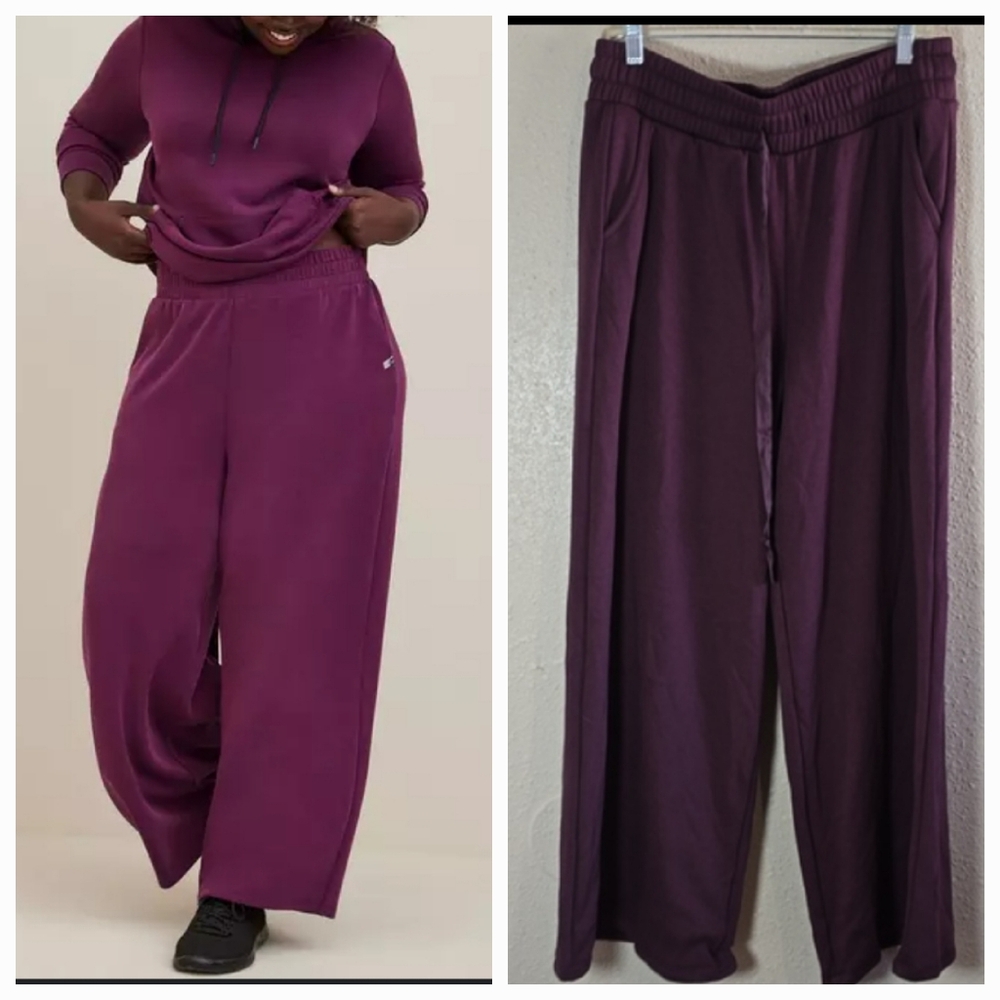 Torrid Plum Warm Wide-Leg Pants
